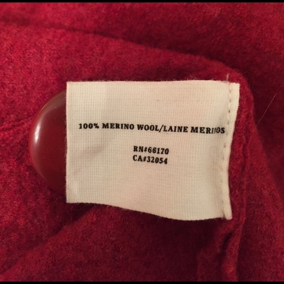 Anthropologie Red wool sweater - Picture 5 of 6